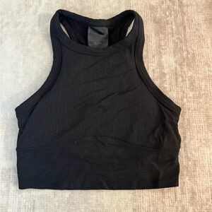 lululemon athletica Black Crop Top
